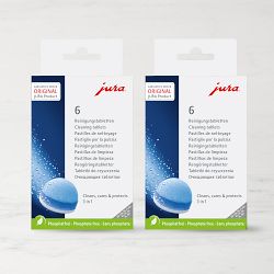 JURA 3-Phase Cleaning Tablet 6-Pack, Set of 2