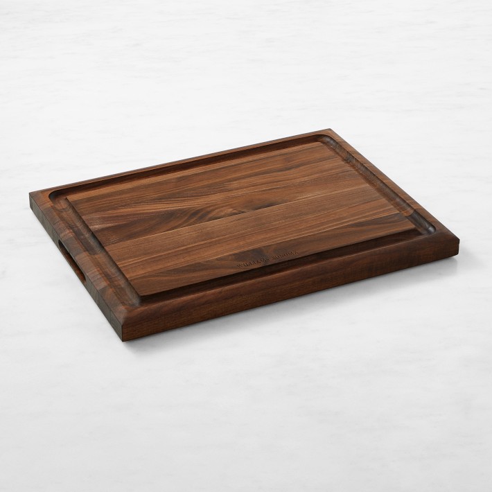 Williams Sonoma Edge-Grain Cutting & Carving Board, Walnut 20x15