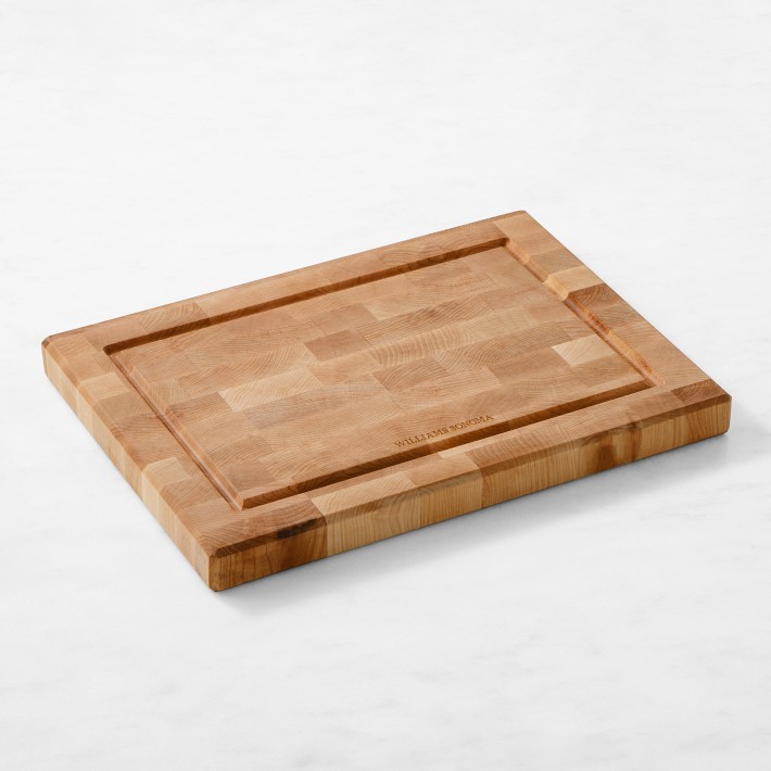 Williams Sonoma Maple End Grain Cutting Board, Medium, 18x13