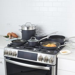 Cuisinart Dishwasher Safe Hard Anodized Nonstick 11-Piece Cookware Set