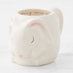 Figural Bunny Mug