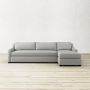 Ghent Slope Arm 2-Piece L-Shape Sofa with Chaise (31&quot;-78&quot;)