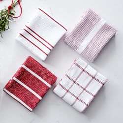 Williams Sonoma Super Absorbent Waffle Weave Towels, Set of 4