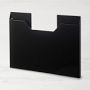 Yamazaki Home Tower Magnetic Placemat Organizer, Black