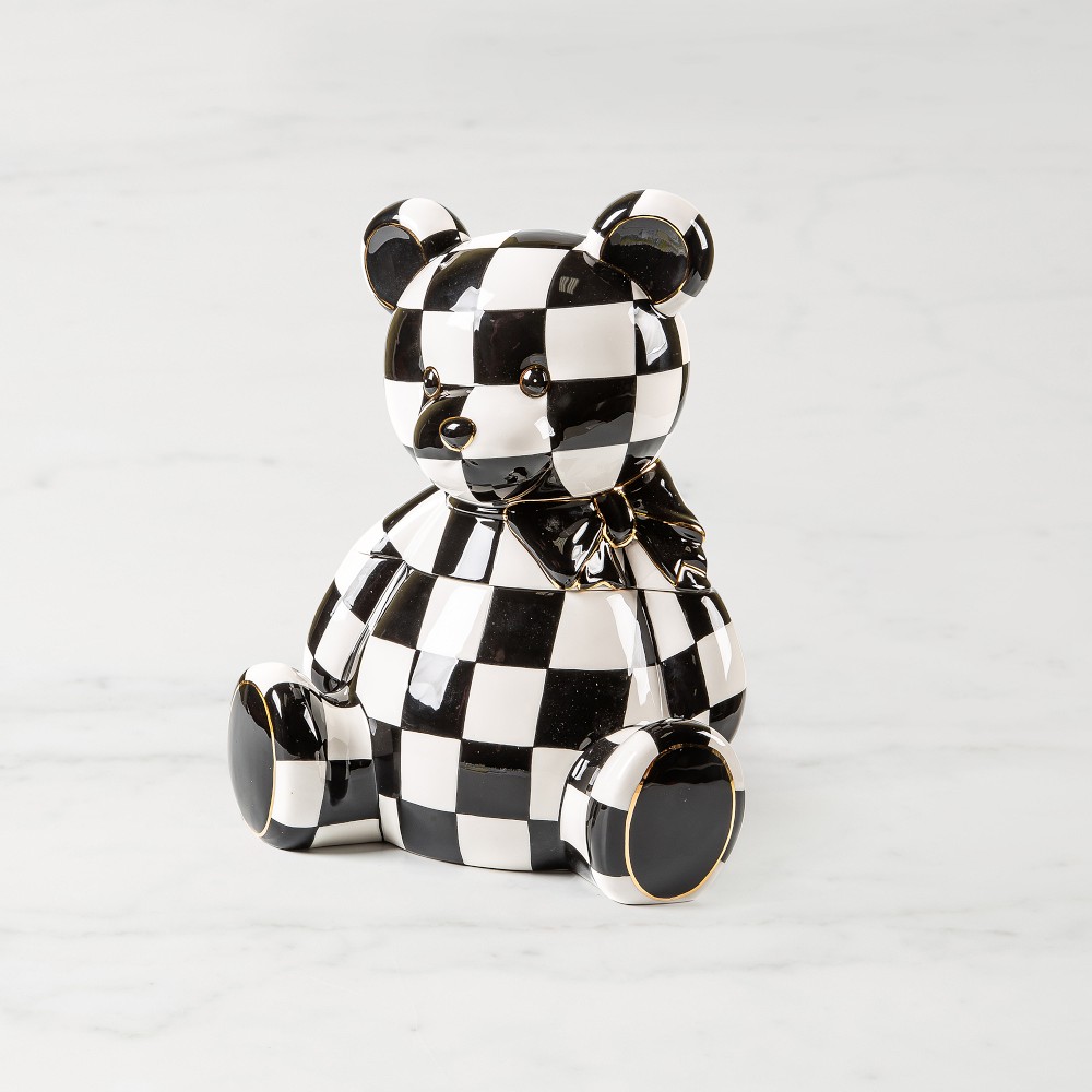 MacKenzie-Childs Courtly Bear Cookie Jar