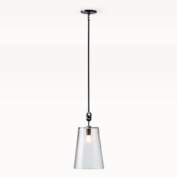 Chain Link Pendant, Glass