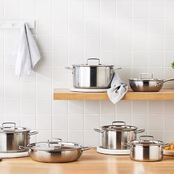 Le Creuset Classic Stainless-Steel 14-Piece Cookware Set