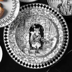 Rory Dobner x Williams Sonoma Ink House Dinner Plates, Set of 4