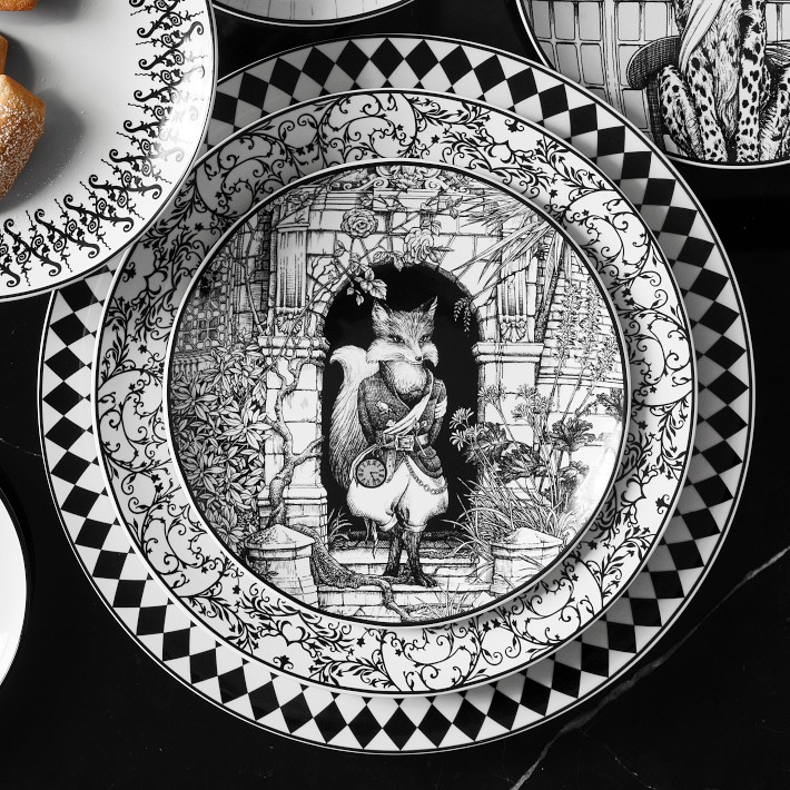 Rory Dobner x Williams Sonoma Ink House Dinner Plates, Set of 4