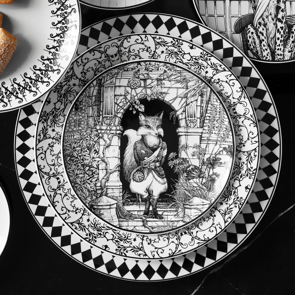 Rory Dobner x Williams Sonoma Ink House Dinner Plates, Set of 4
