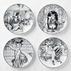 Rory Dobner x Williams Sonoma Ink House Mixed Salad Plates, Set of 4
