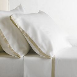 Chambers&#174; Italian Border 300TC Sateen Pillowcases, Set of 2