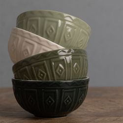 Mason Cash Prep Bowls Set of 4, Sage