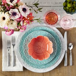 Crotchet Inset Napkins, Set of 4
