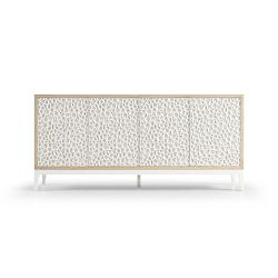 Water Pelagic Cast Metal Credenza