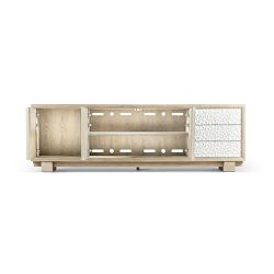 Water Pelagic Cast Metal Entertainment Console (102&quot;)