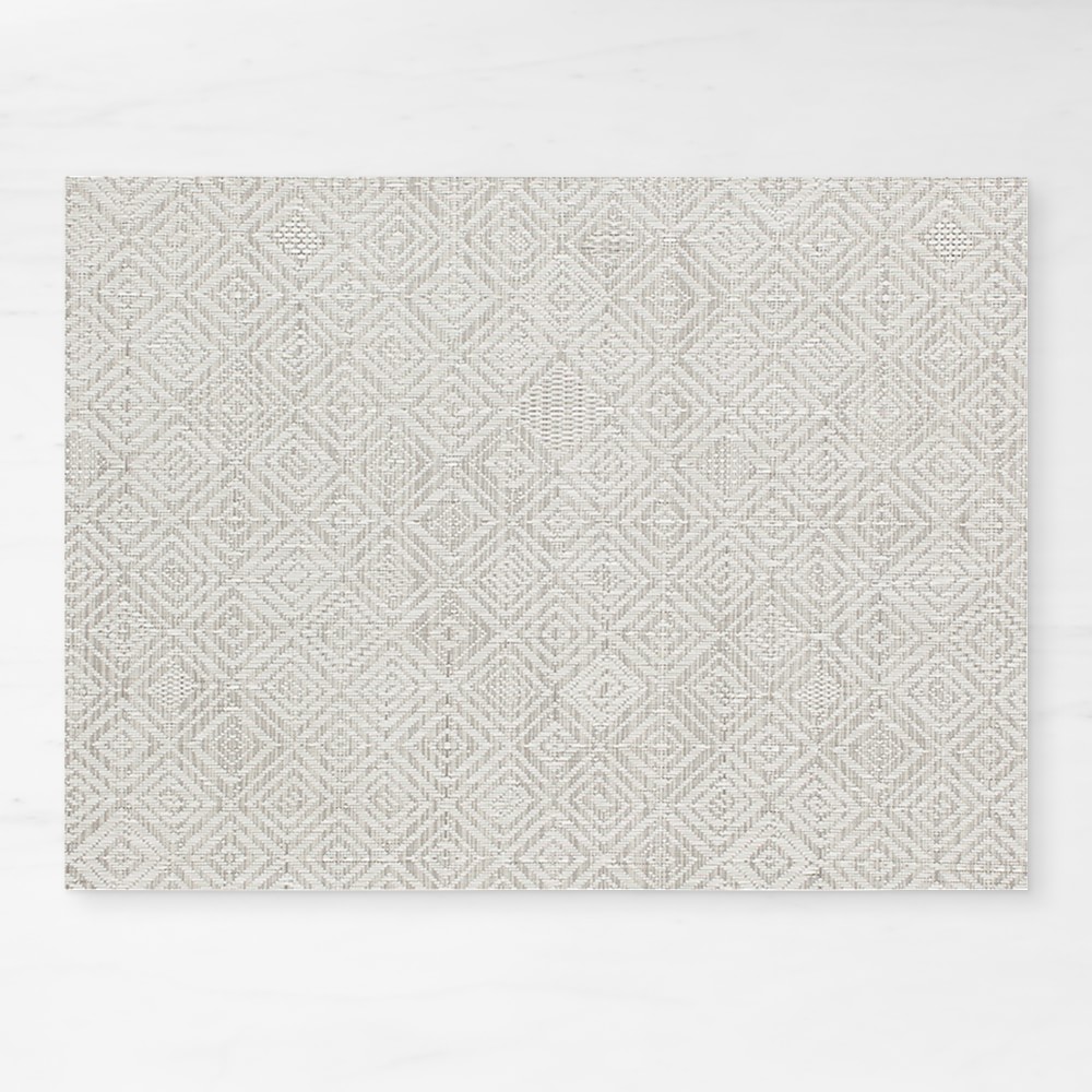 Chilewich Mosaic Placemats, Set of 4, Grey