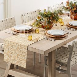 OPEN BOX: Dahlia Table Runner, Yellow