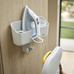 Joseph Joseph IronHub&#8482; Wall-mounted Ecru Iron Storage Caddy