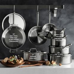 All-Clad Collective Stainless-Steel 14-Piece Cookware Set