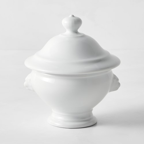 Apilco Lion's Head Soup Bowl with Lid