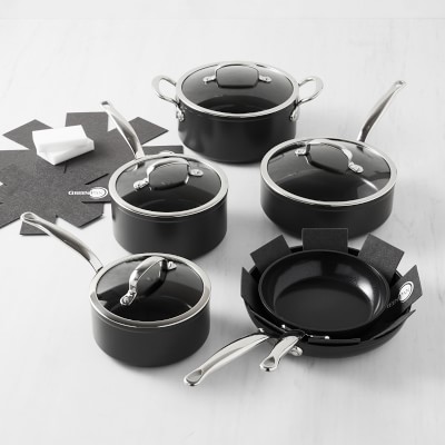 GreenPan&#8482; Premiere Hard Anodized Ceramic Nonstick 10-Piece Cookware Set