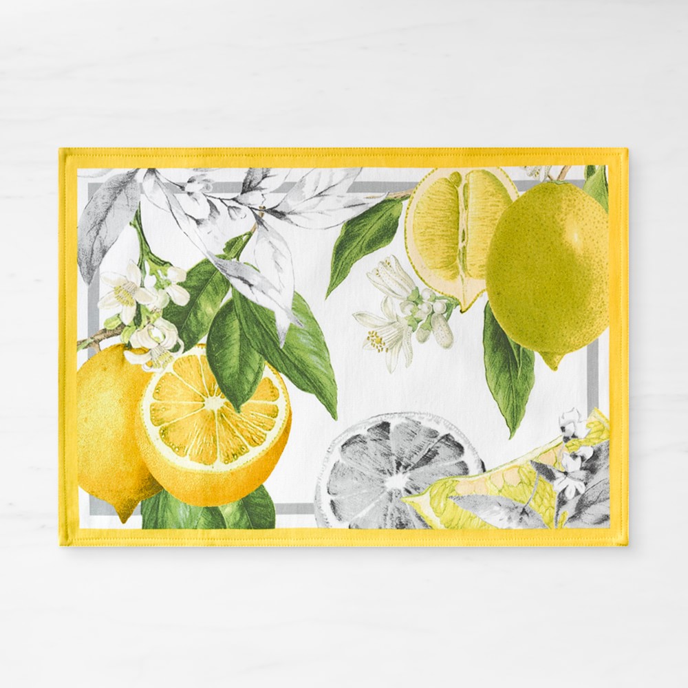 Meyer Lemon Place Mats, Set of 4