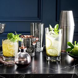 Billy Reid x Williams Sonoma 3-Piece Cocktail Shaker &amp; Strainer Set