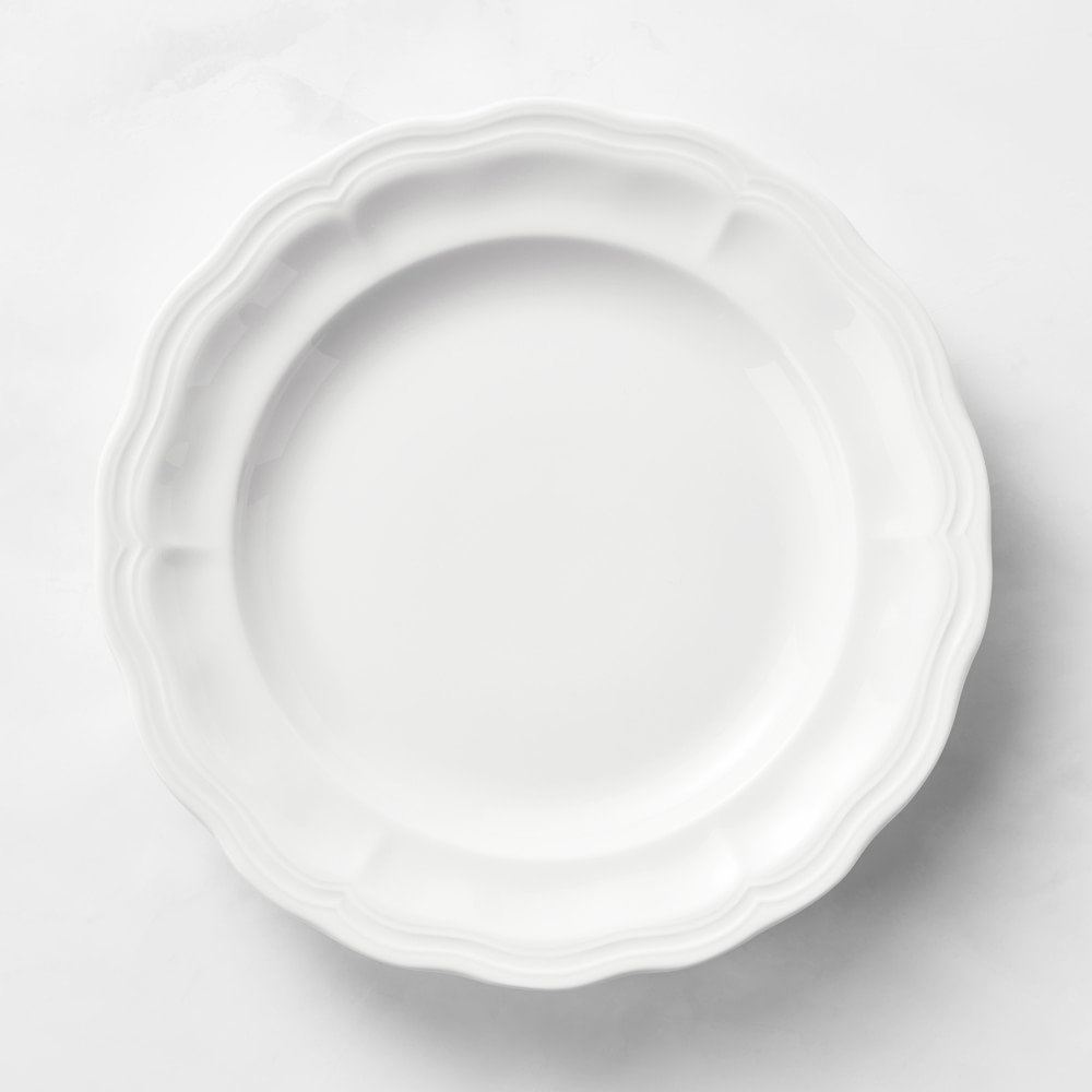 Pillivuyt Queen Anne Porcelain Dinner Plates - Set of 8