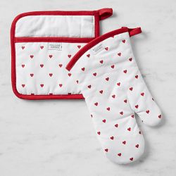 Valentine's Day Oven Mitt & Potholder Set