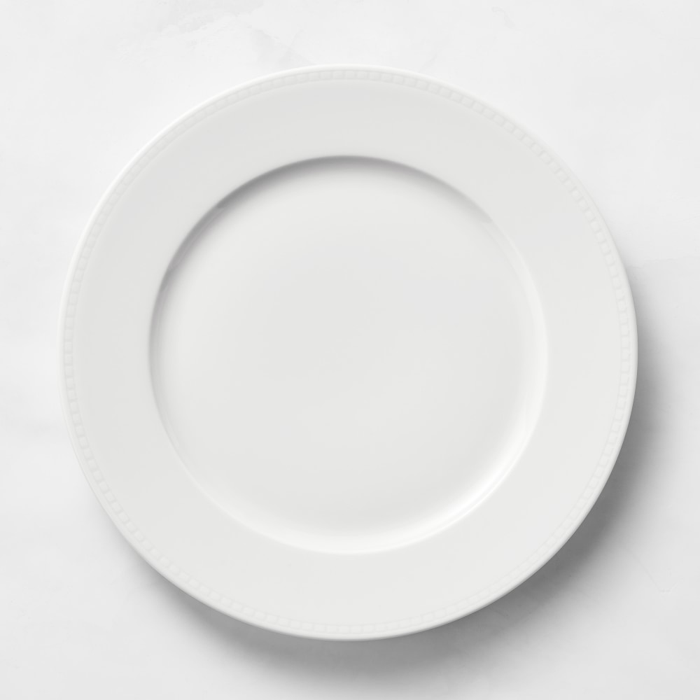 Apilco Beaded Hemstitch Dinner Plates