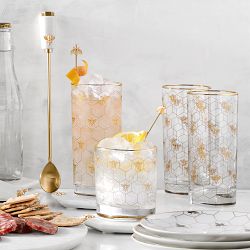 Honeycomb Highball Glasses