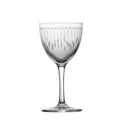 Schott Zwiesel Vanity Etched Nick & Nora Glasses, Set of 6