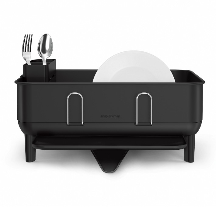 simplehuman™ Compact Kitchen Steel Frame Dishrack Williams Sonoma