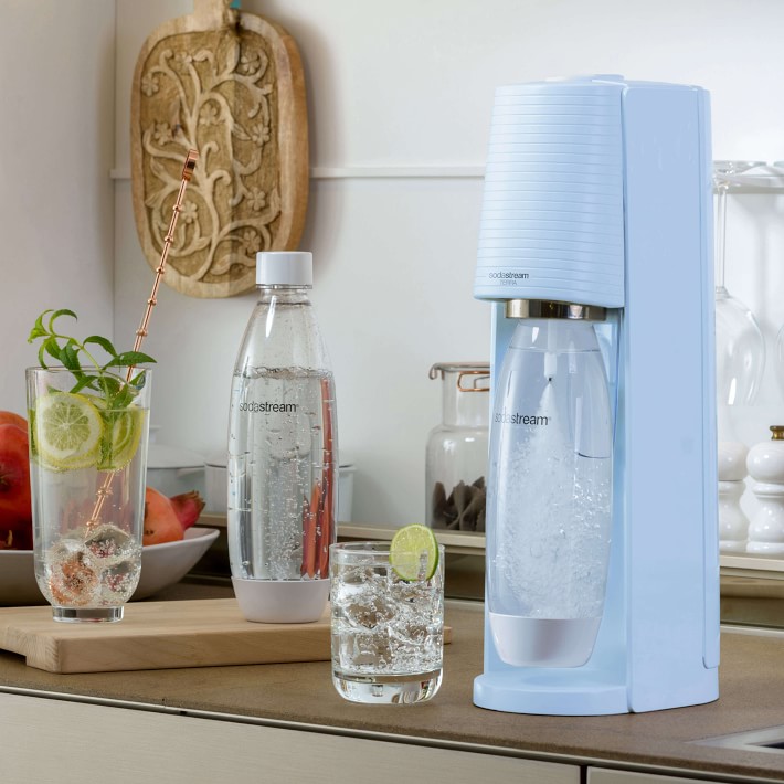 キッチン家電 soda stream SodaStream Terra Misty Blue Soda Machine and Sparkling