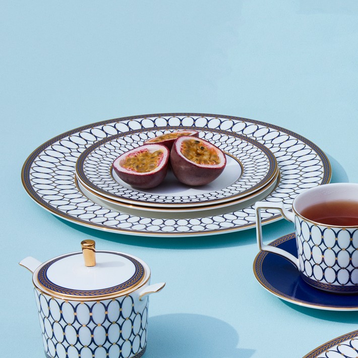 Wedgwood Renaissance Gold 5-Piecce Dinnerware Set Williams Sonoma