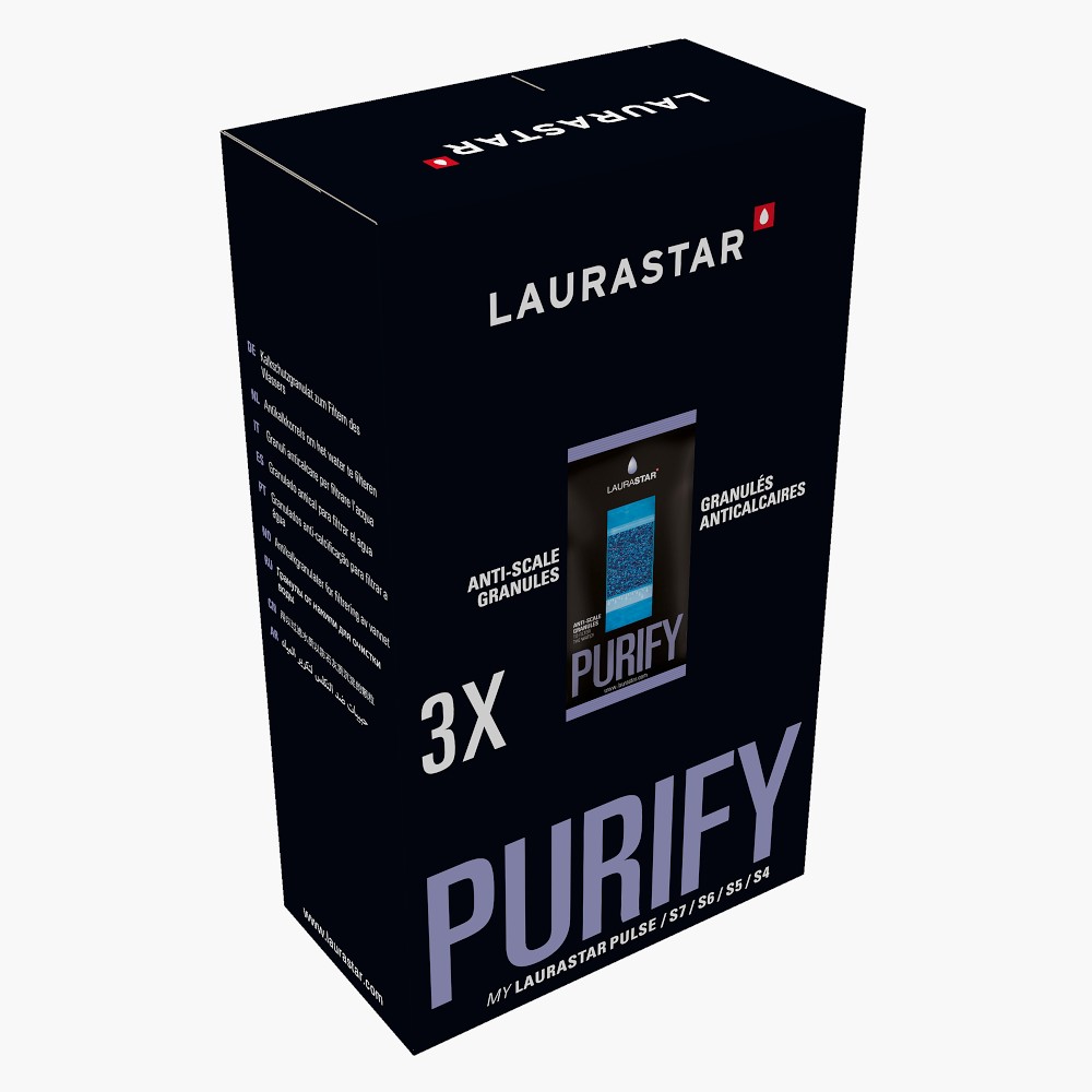 Laurastar Anti-Scale Granules Refills for GO + / S PURE XTRA - Pack of 3