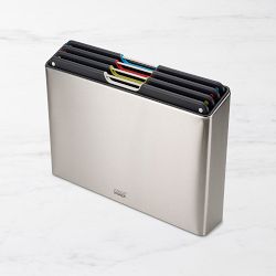 Joseph Joseph Folio Steel 4-Piece Chopping Board Set, Stainless Steel