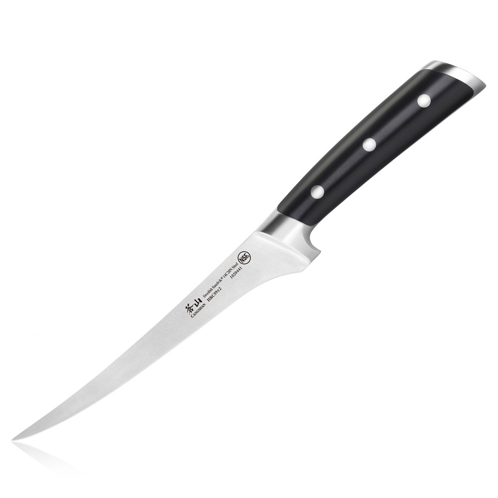 Cangshan TS Series 7" Filet Knife with Leather Sheath
