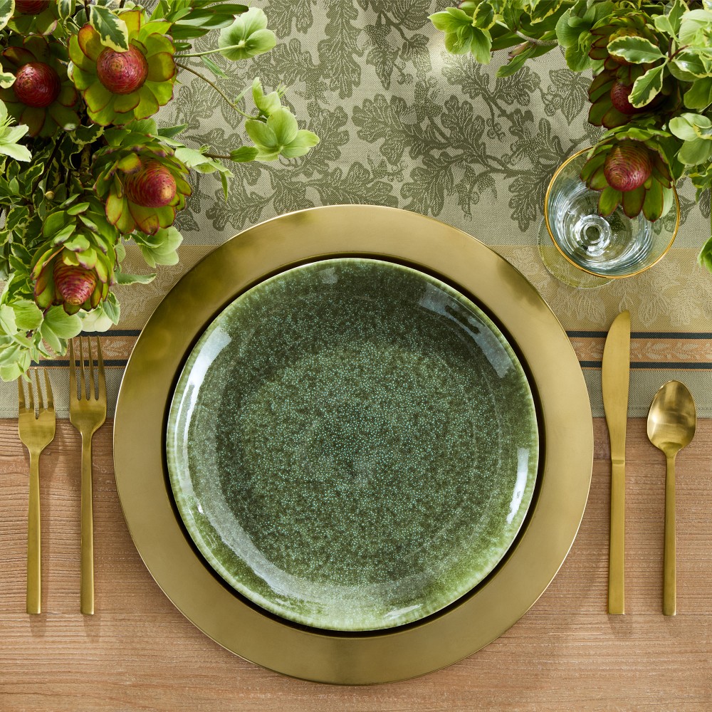 Cyprus Reactive Glaze Dinner Plates