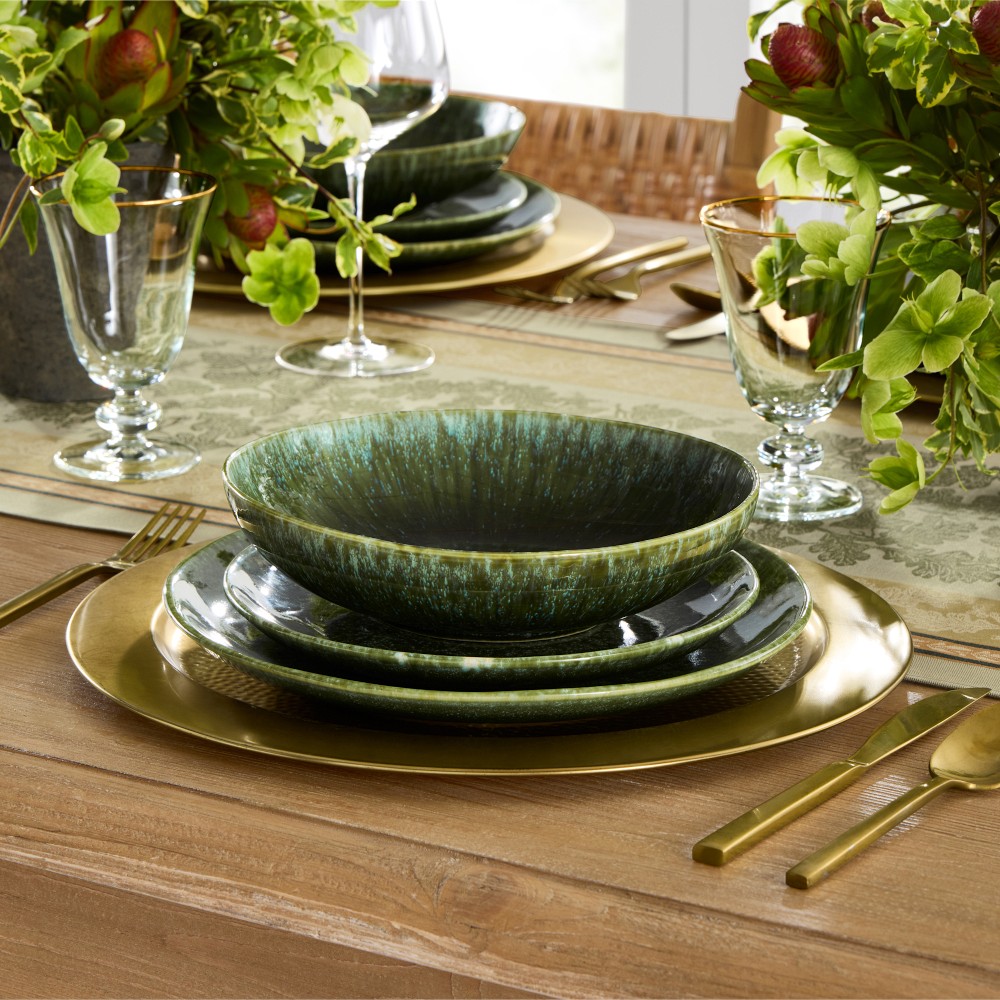 Cyprus Reactive Glaze Pasta Bowls