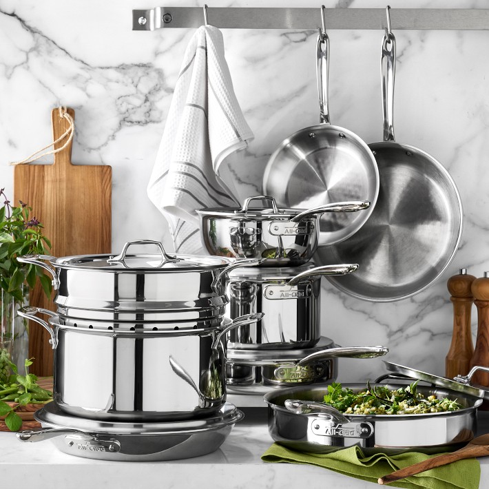 All-Clad G5™ Graphite Core Stainless-Steel 15-Piece Cookware