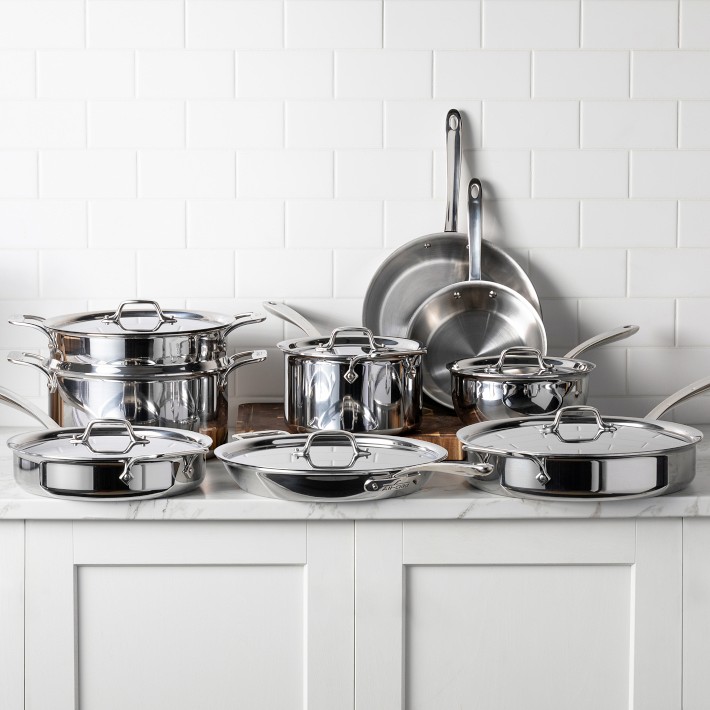 All-Clad G5™ Graphite Core Stainless-Steel 15-Piece Cookware
