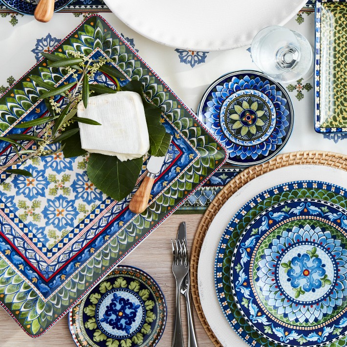 Sicily Ceramic Large Rectangular Platter Williams Sonoma