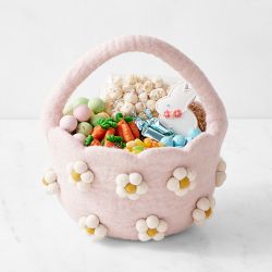 West Elm x Williams Sonoma Daisy Easter Basket, Pink