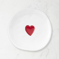 Heart Appetizer Plates, Set of 4