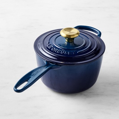 Le Creuset Signature Enameled Cast Iron Saucepan, 1 3/4-Qt., Agave