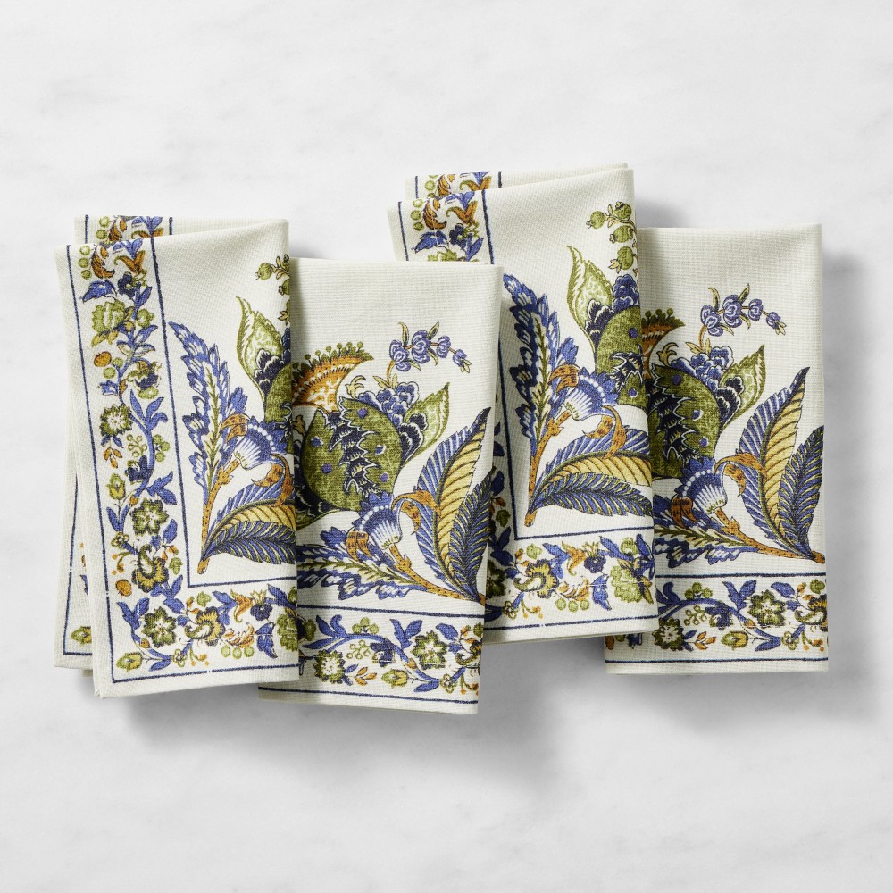 Provençal Napkins, Set of 4, Pomegranate