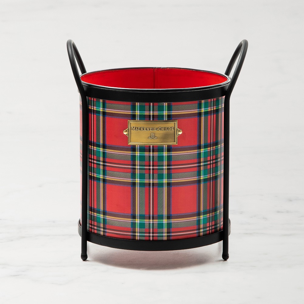MacKenzie-Childs Tartan Kindling Holder