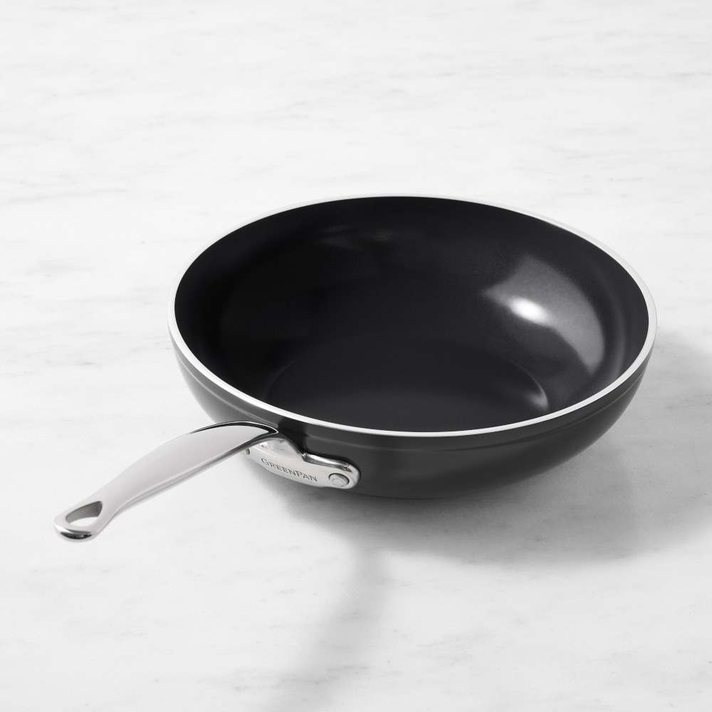 GreenPan Premiere Hard Anodized Ceramic Nonstick Wok, 11"